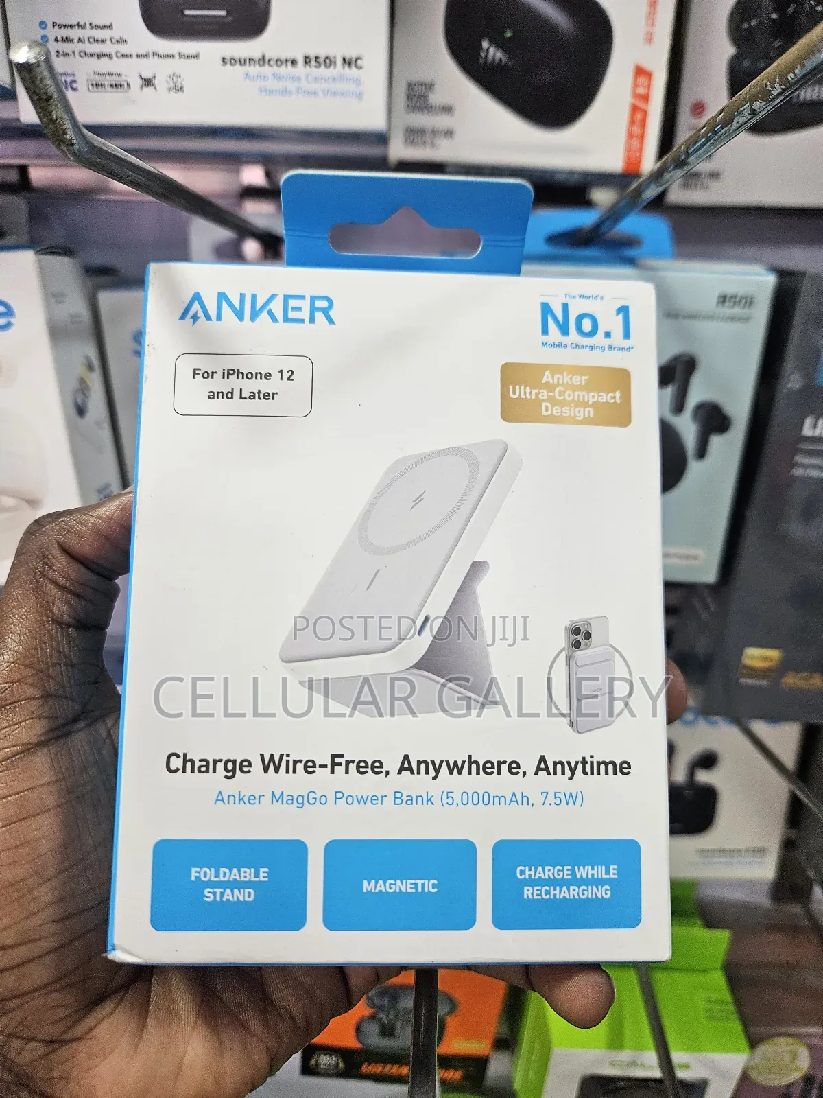 Anker Maggo Power Bank (5,000mah, 7.5w) Wireless Charging