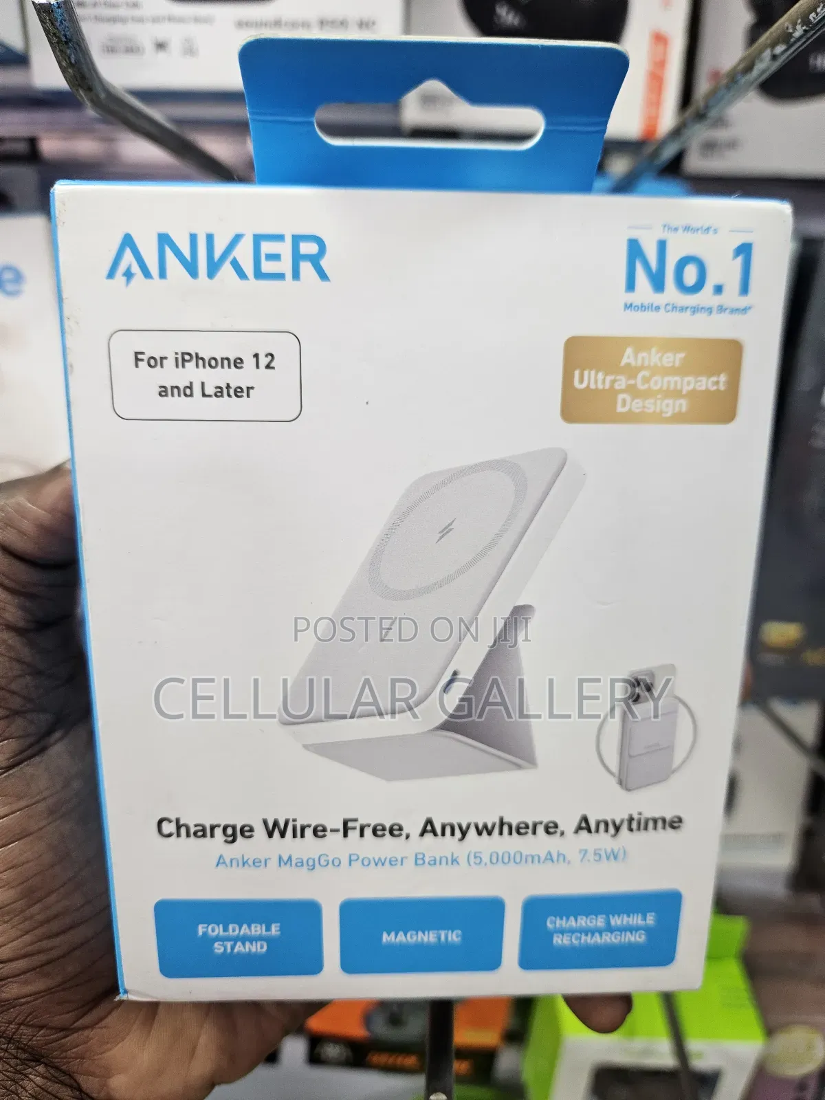 Anker Maggo Power Bank (5,000mah, 7.5w) Wireless Charging