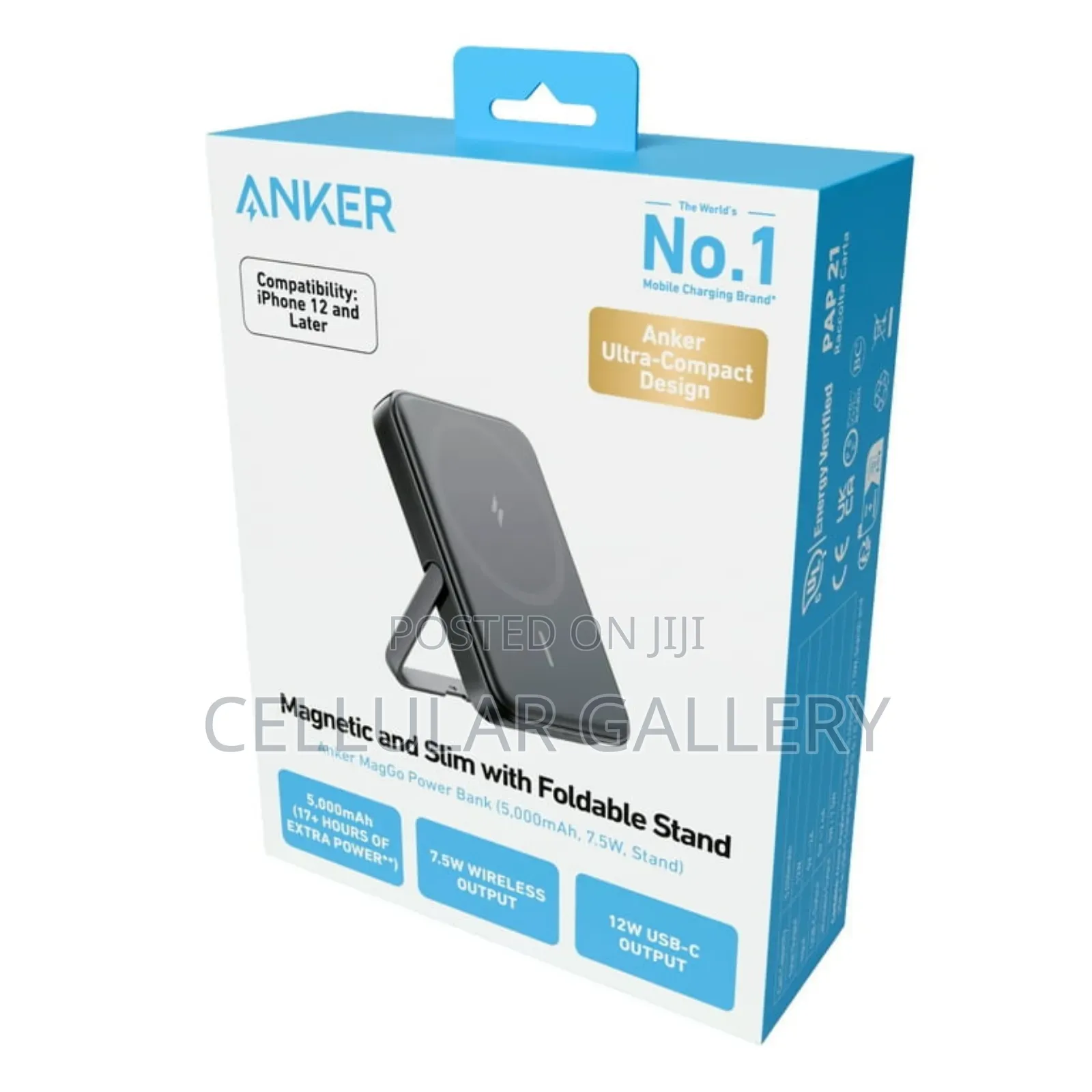 Anker Maggo Power Bank (5,000mah, 7.5w, Stand) Wireless