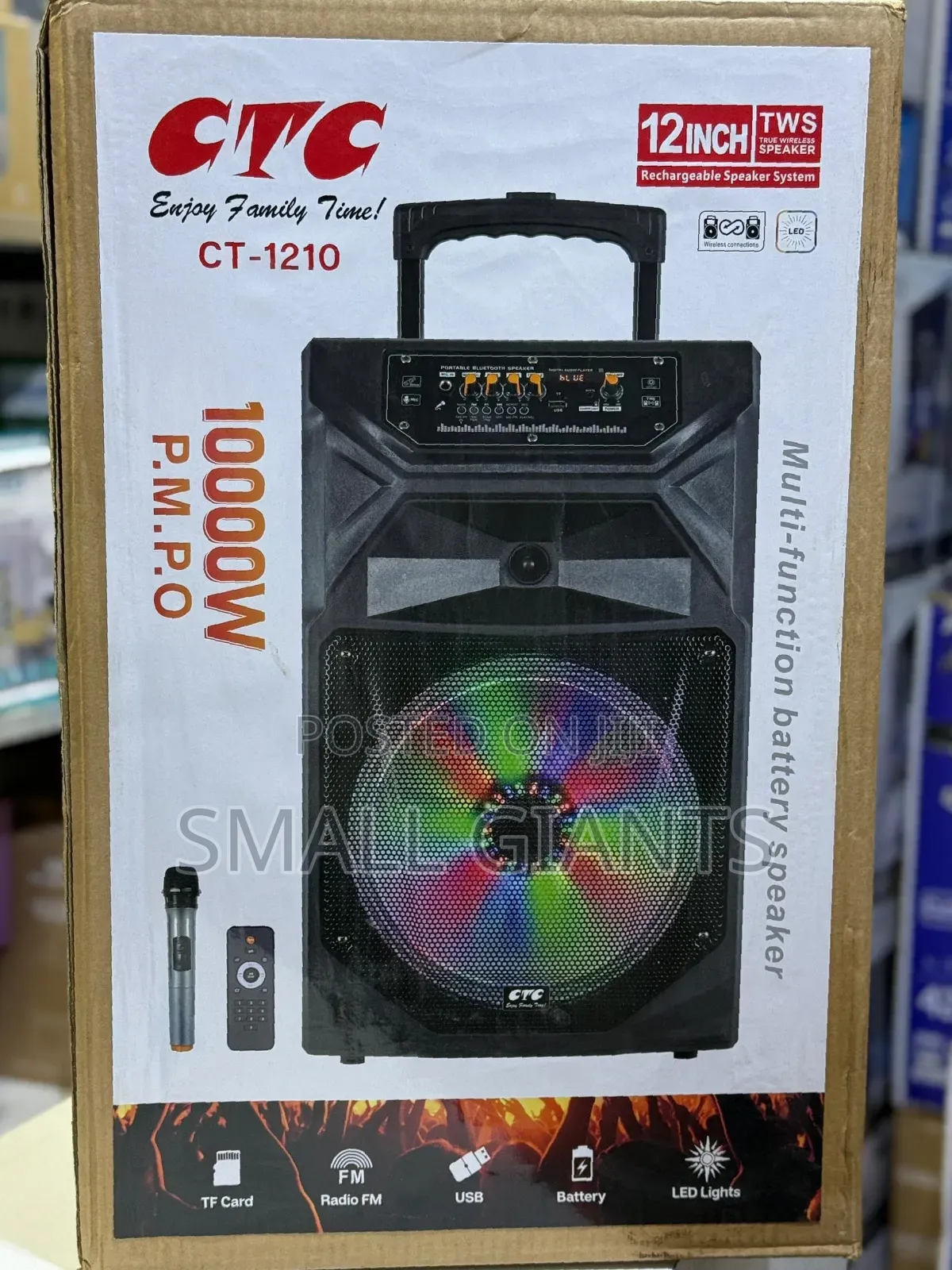 CTC 12 Inches Speaker With a Microphone