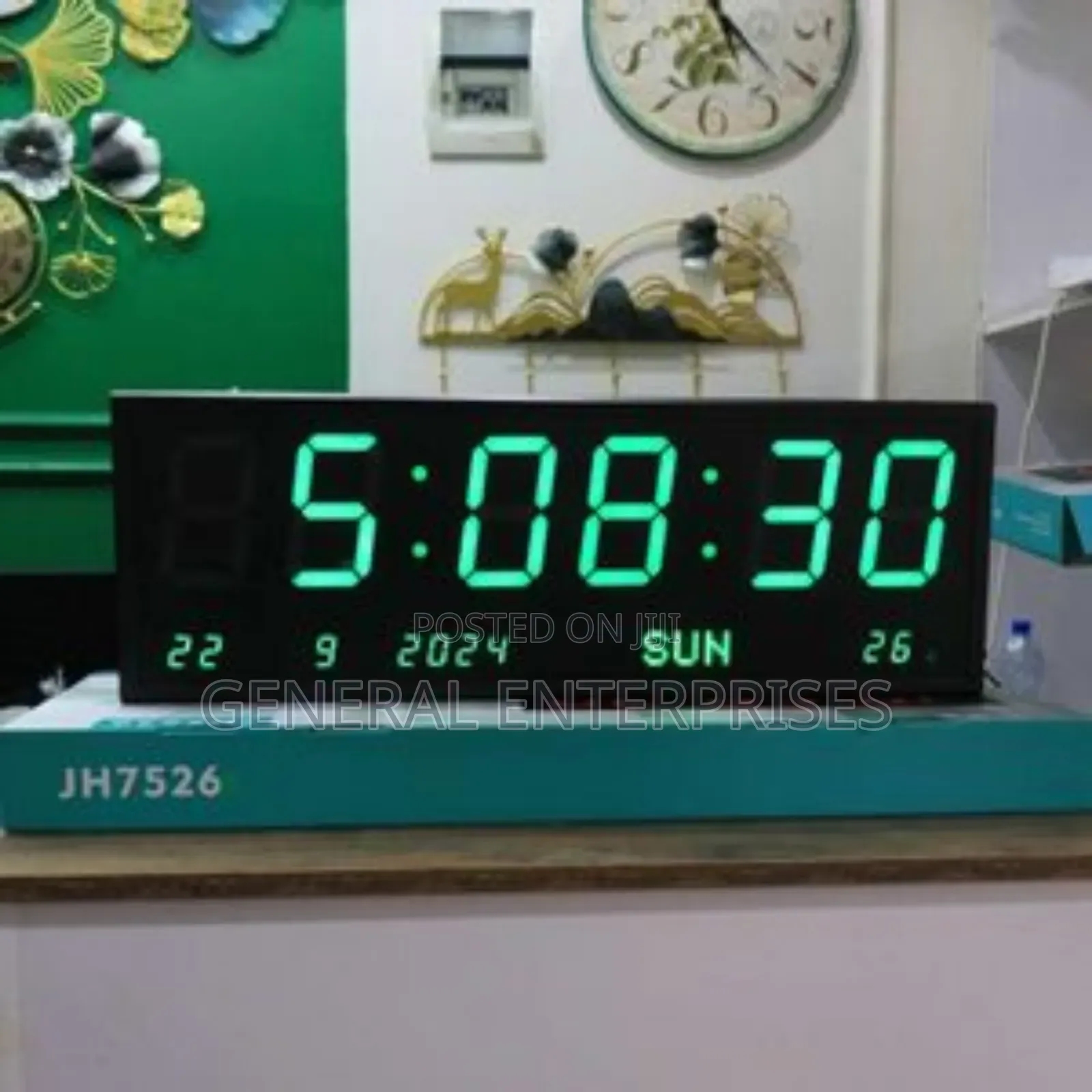 Digital Wall Clock Big