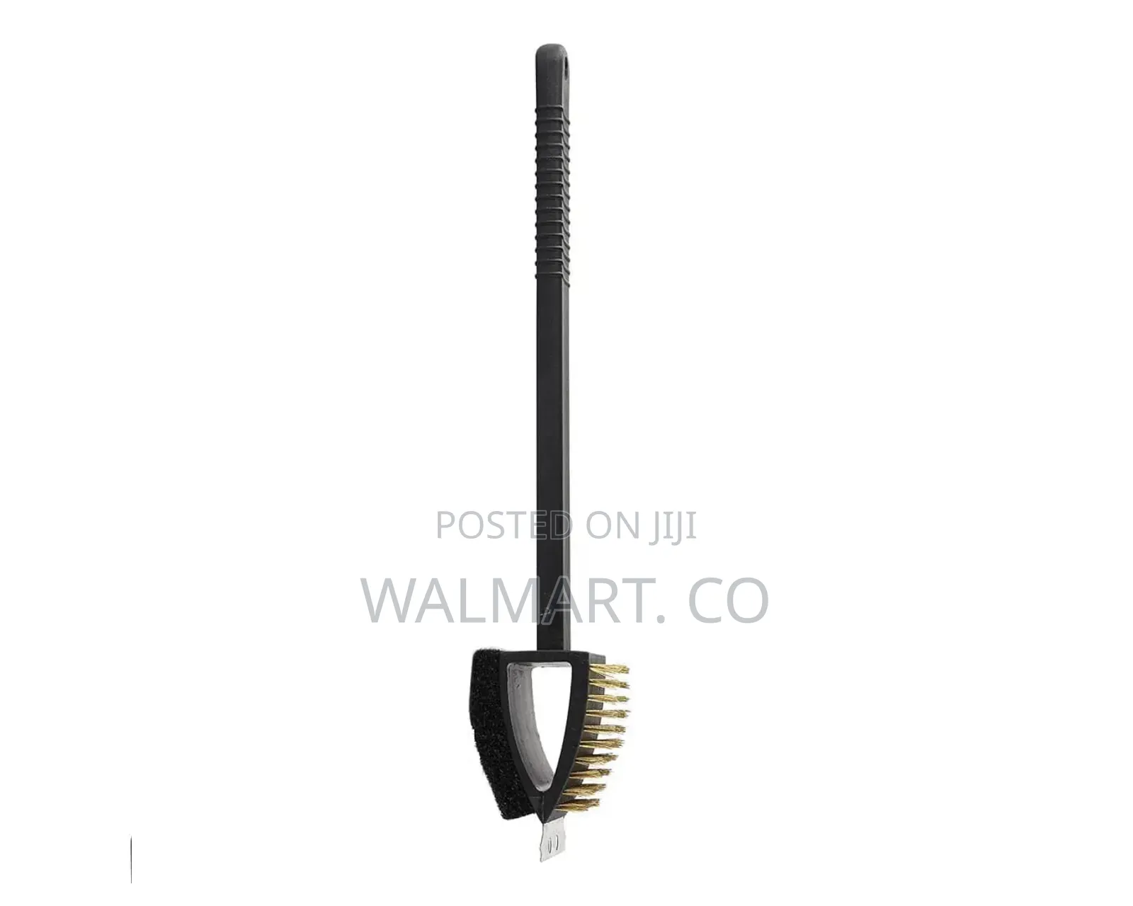 3 in 1 Copper Wire BBQ Grill Cleaning Brush Black