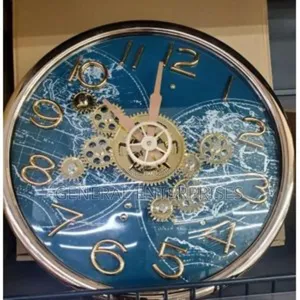 Silent Large Round 3d Wall Clock