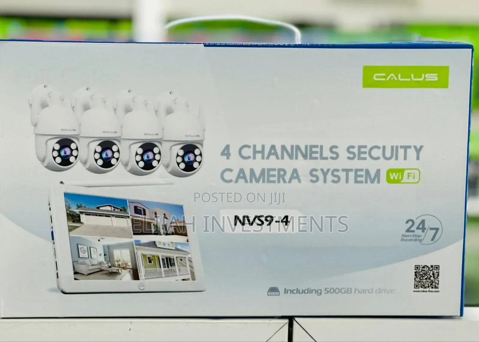 Calus Nvs11-4 4-Channel Wi-Fi Security Camera System