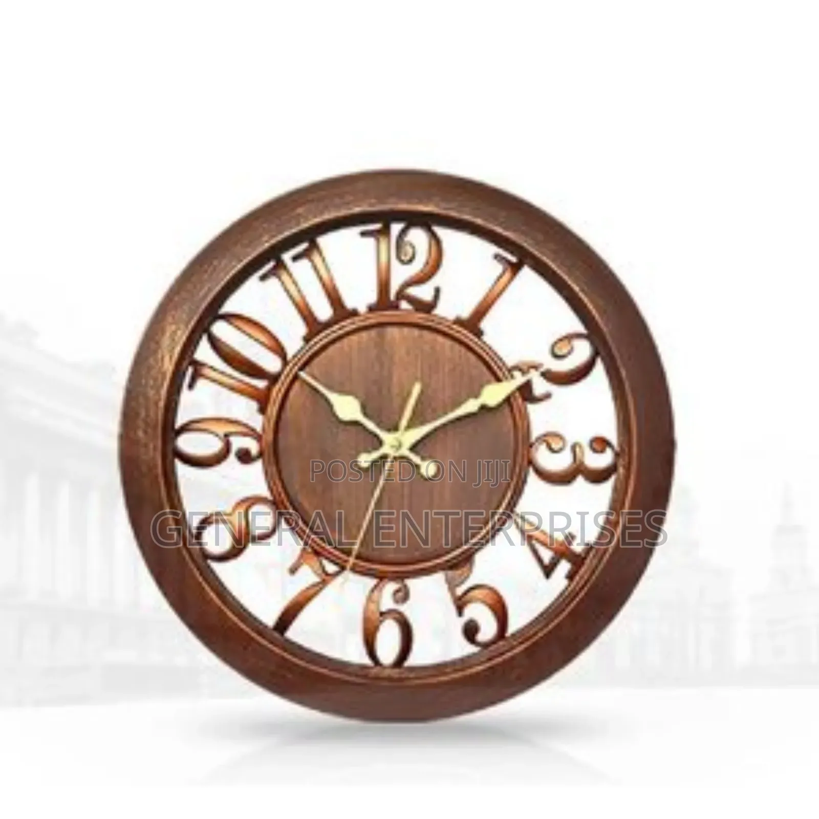 Non Silent Ticking Battery Wall Clock