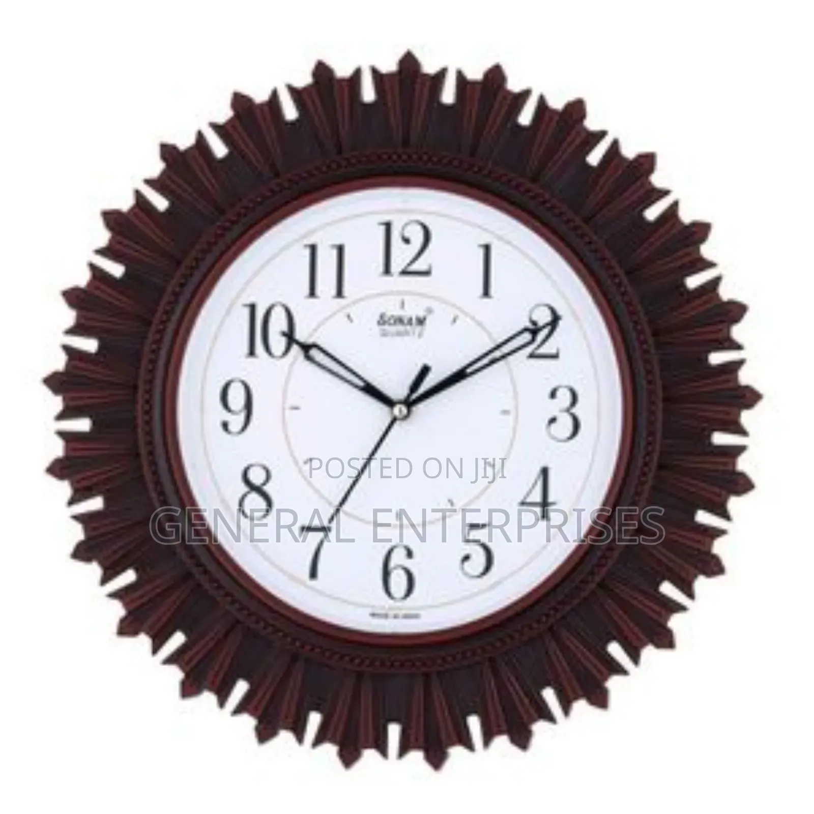 Sonam Edge Quartz Wall Clock