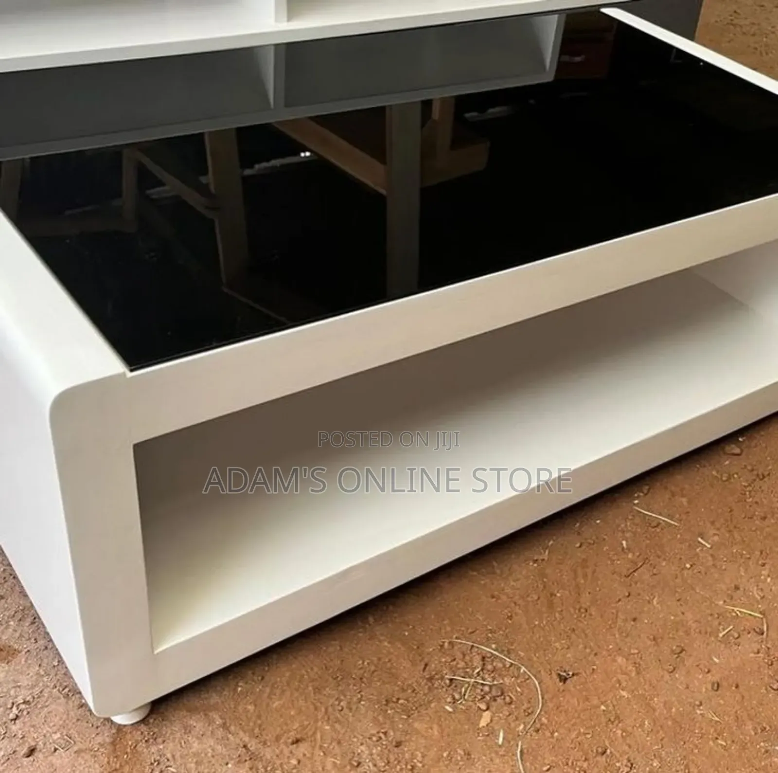 Wwhite and Black Center Table
