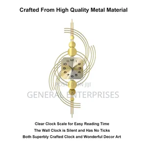 Modern Metal Wall Clock