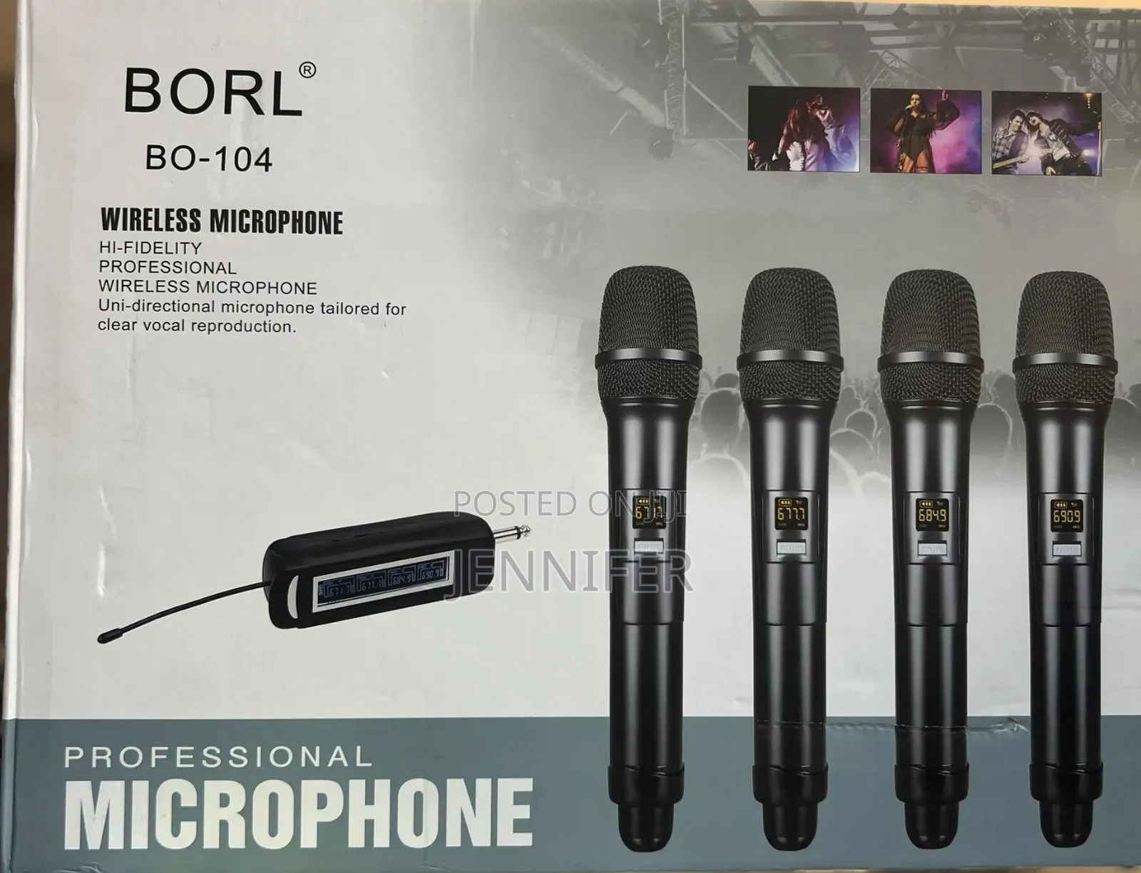 Borl Bo -104 Long Range 4 in 1 Proffetional Microphone
