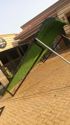Bar Shade With Green Grass Carpet