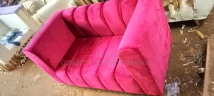 Quality Maroon 2 Seater Sofa/Piping Sofa