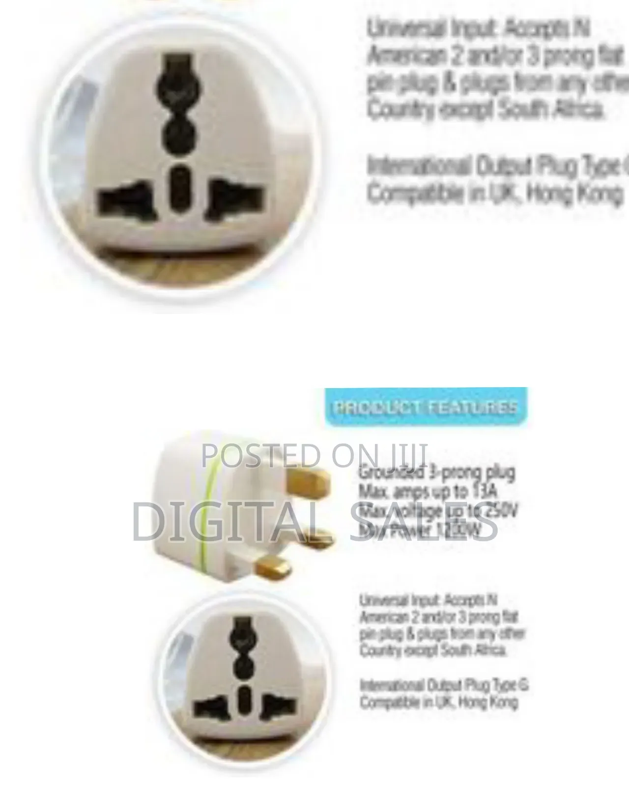 Universal Travel Adapter Plug - Global Power Converter