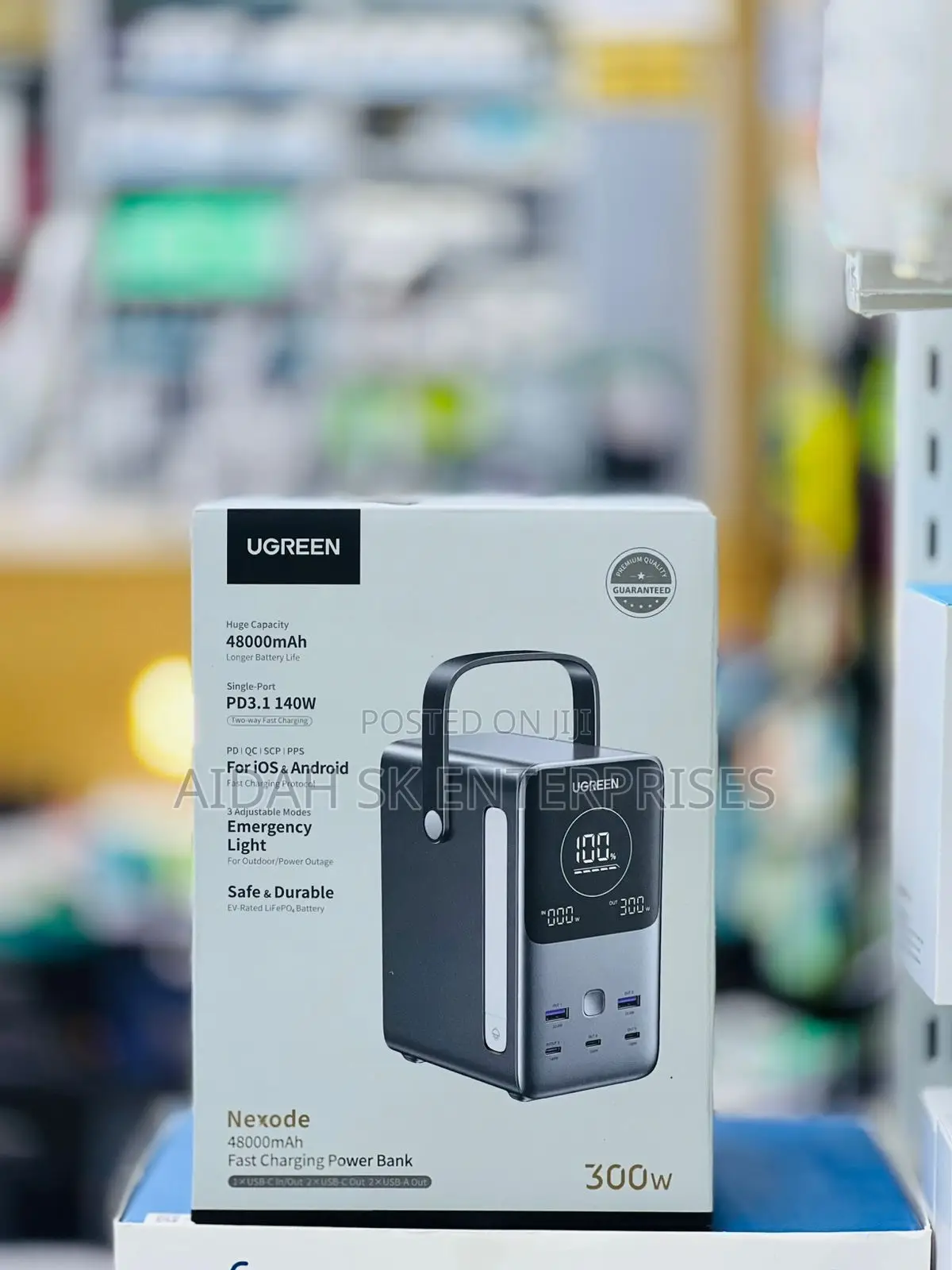 Ugreen 300w 48000mah Power Bank With Smart Digital Display