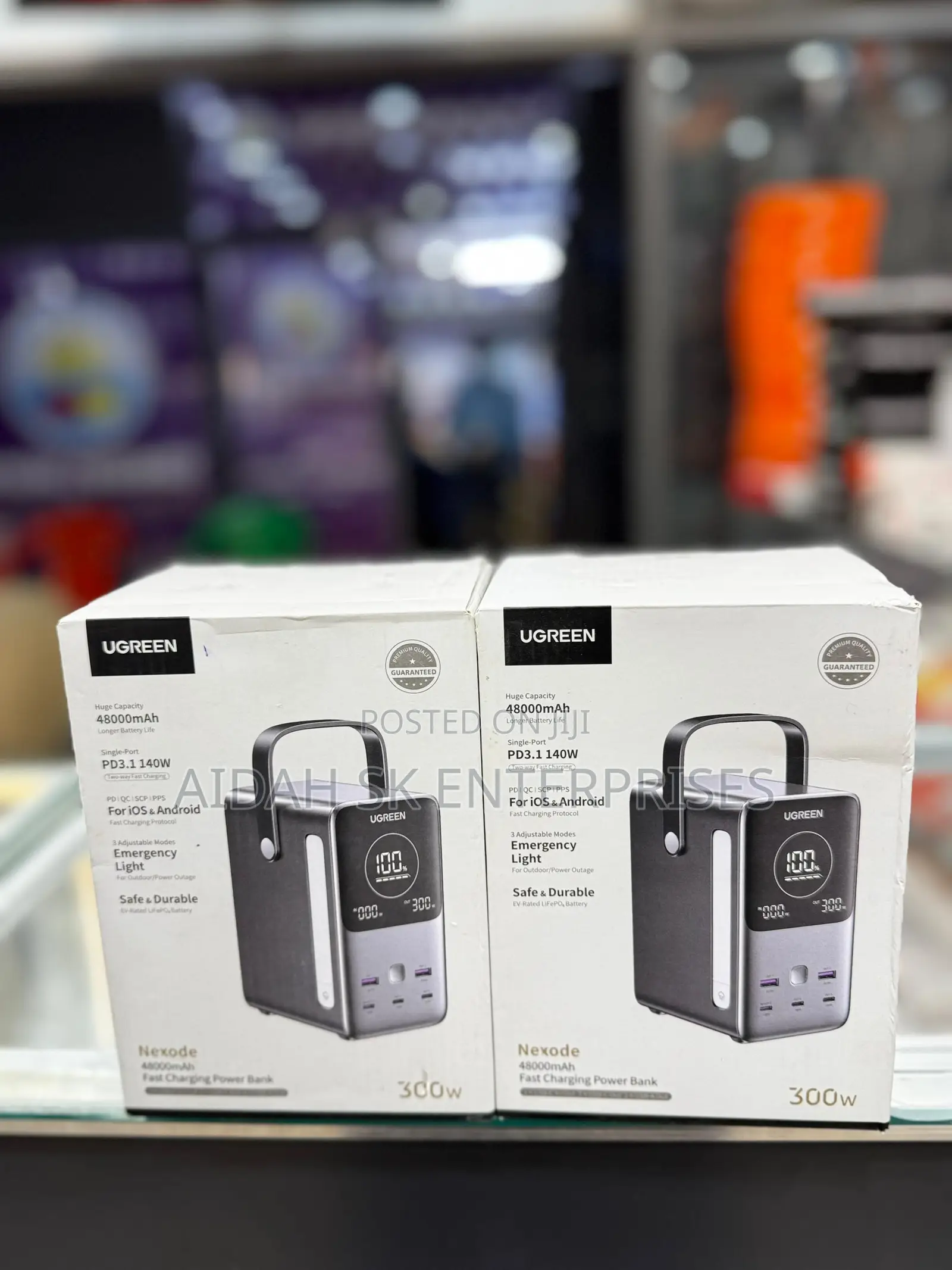 Ugreen 300w 48000mah Power Bank With Smart Digital Display