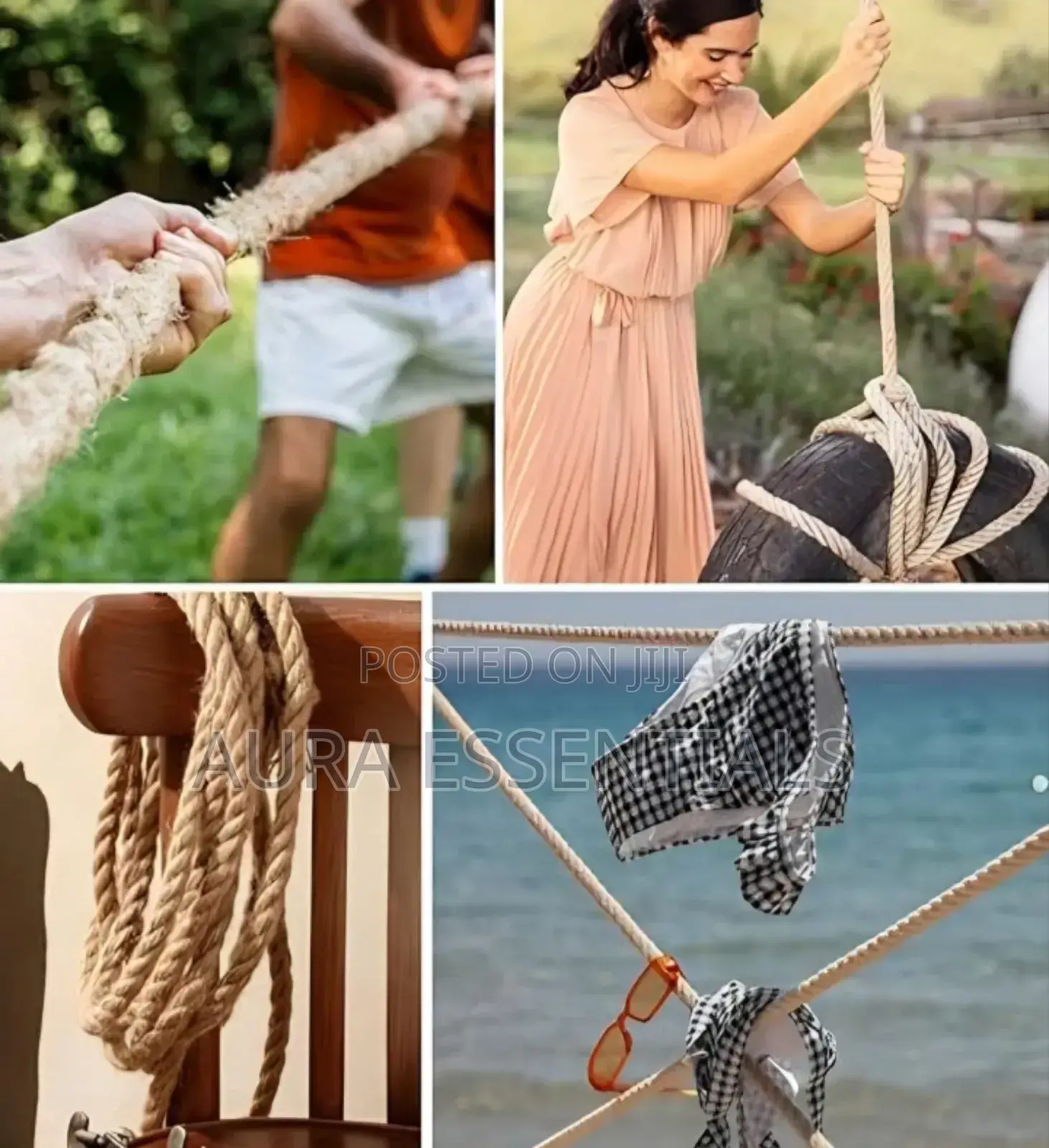 Heavy-Duty Natural Jute Rope