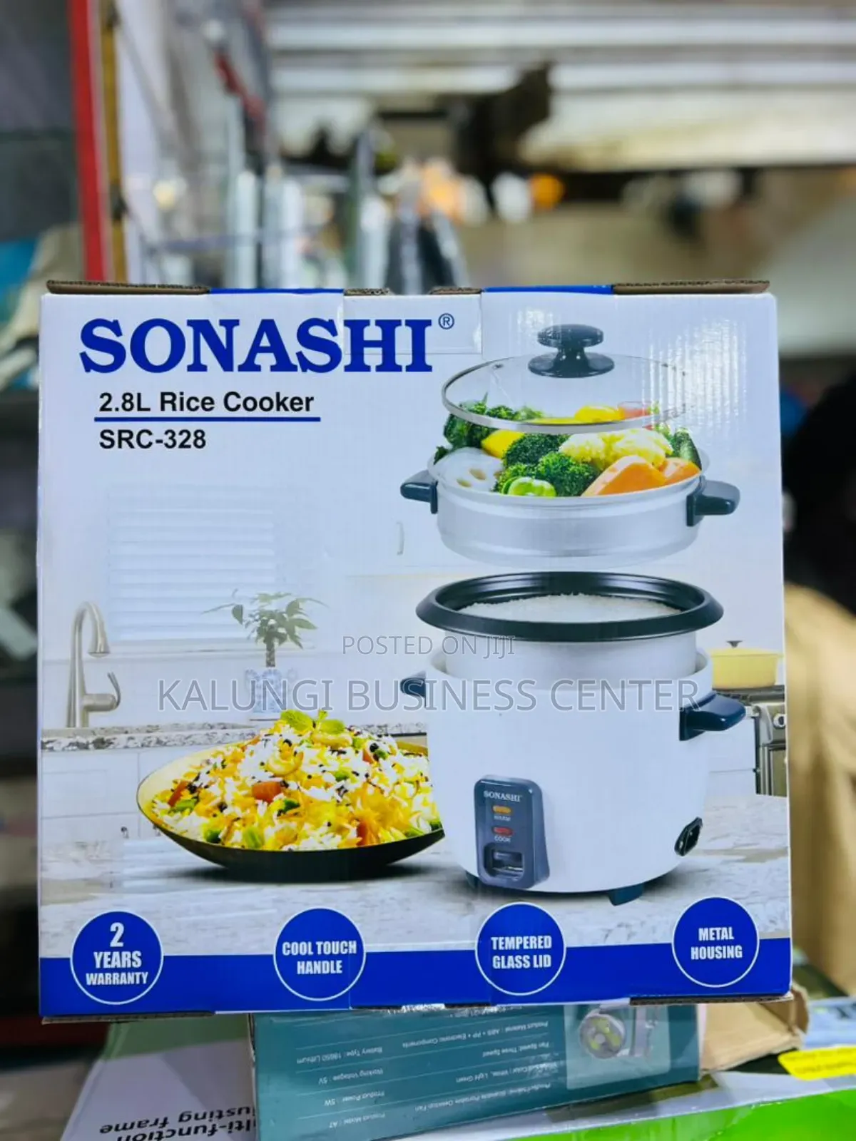 Rice Cooker With Steamer Sonashi 1.8l Rice Cooker