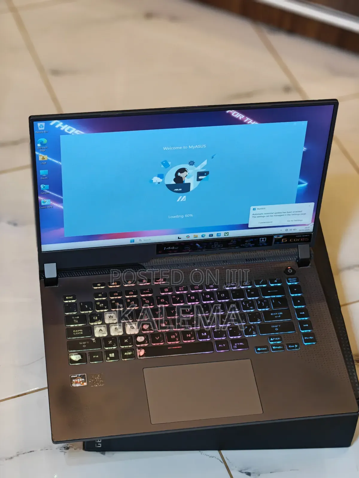 Laptop Asus ROG Zephyrus G15 16GB AMD Ryzen 5 SSD 512GB