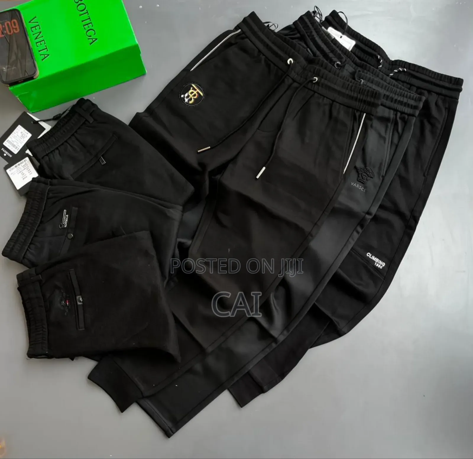 Dier Black Sweater Pants