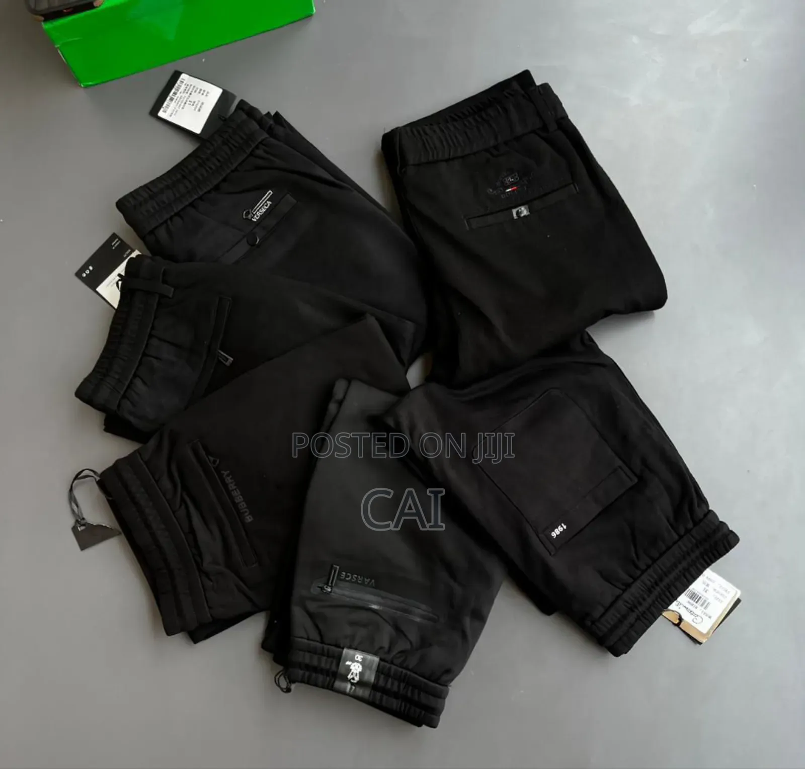 Dier Black Sweater Pants