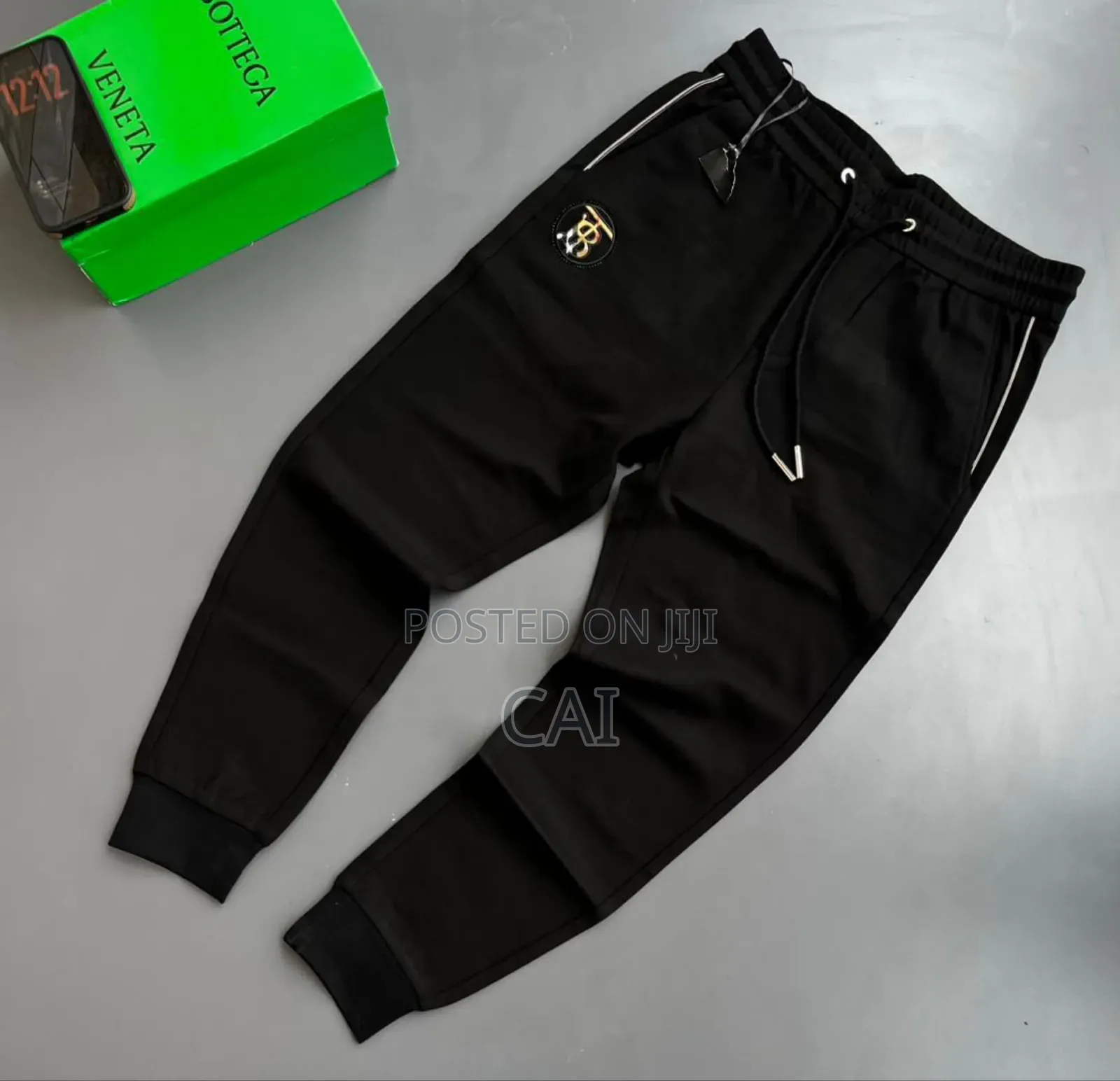 Dier Black Sweater Pants