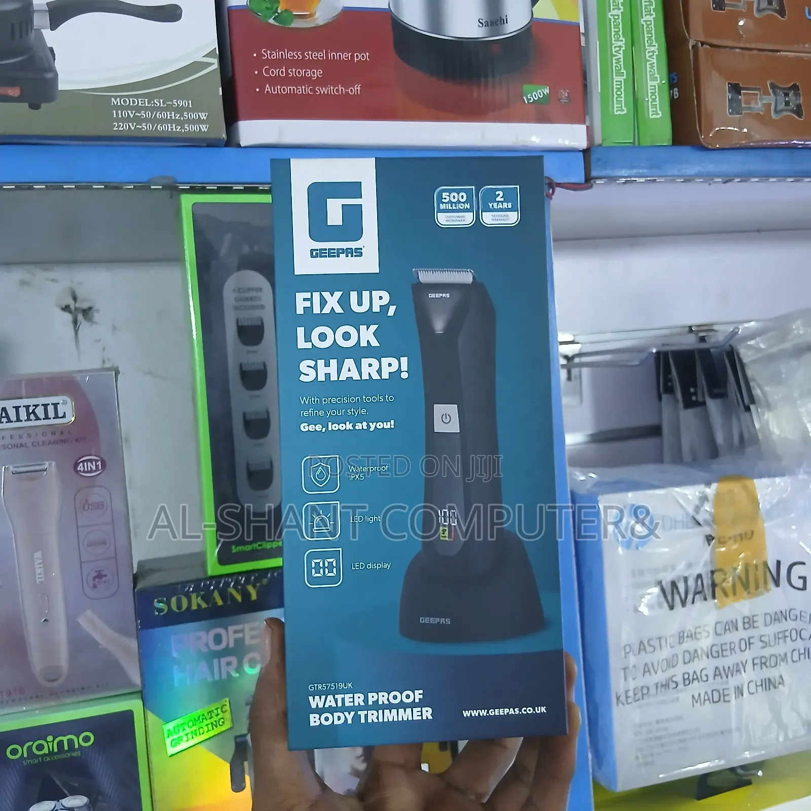 Geepas Water Proof Body Trimmer/Electric Shaver