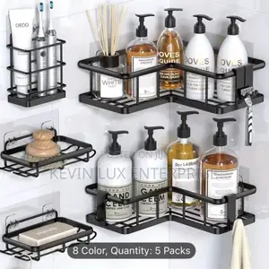 Corner Bathroom Rack 5 Pieces
