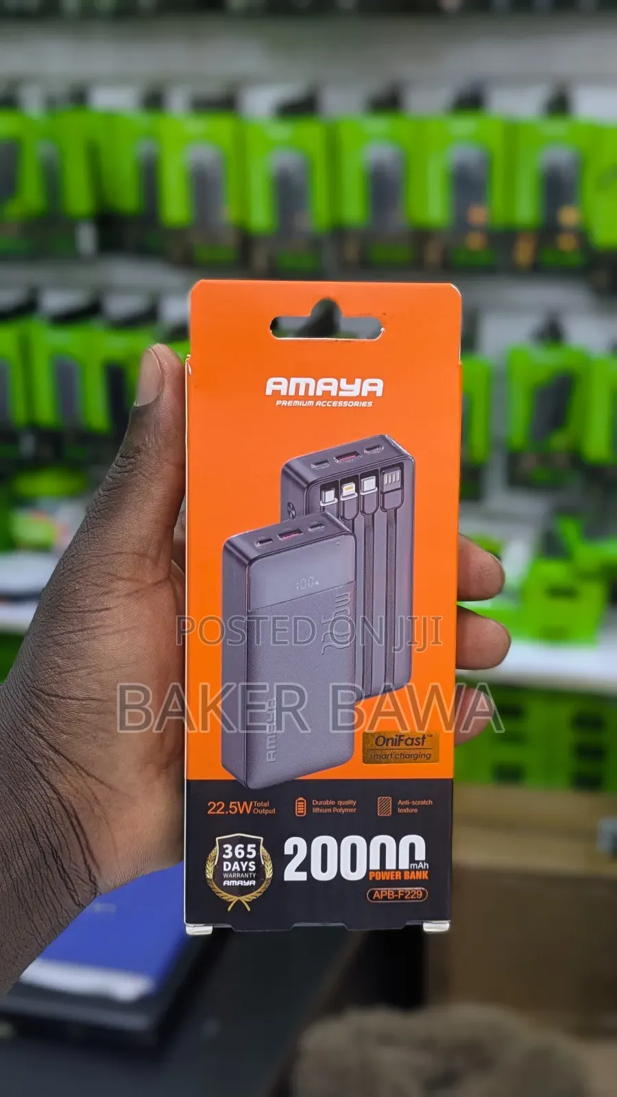 Amaya Apb-F229 20000mah Power Bank, a Portable Charger