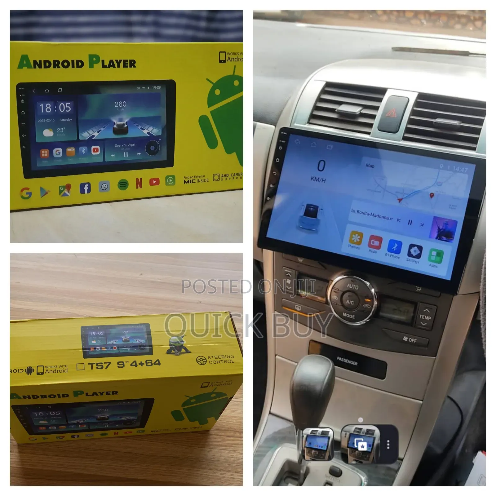 Universal Android Car Stereo Head Unit.