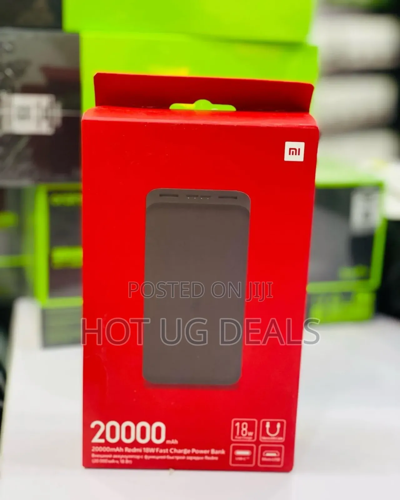 Xiaomi Redmi 20000mah 74wh Fast Charge Power Bank - Black
