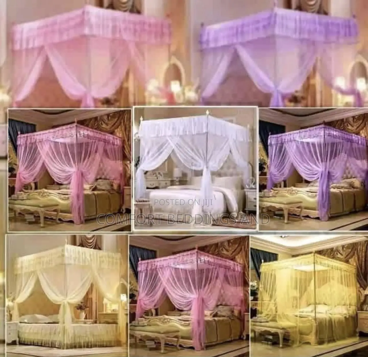 Four Stand Mosquito Net 4*6, 5*6, 6*6