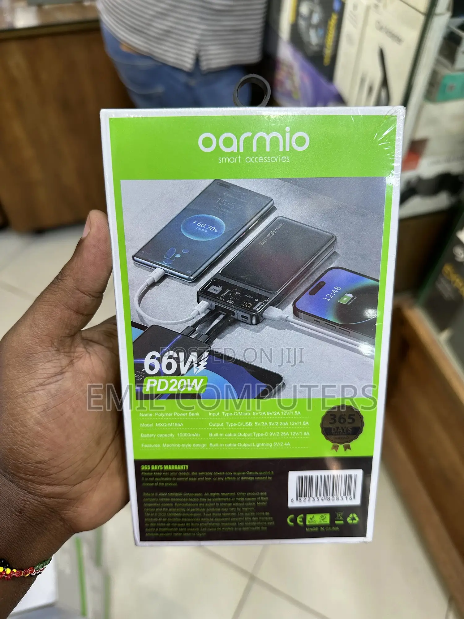 Oarmio 10000mah Powerbank