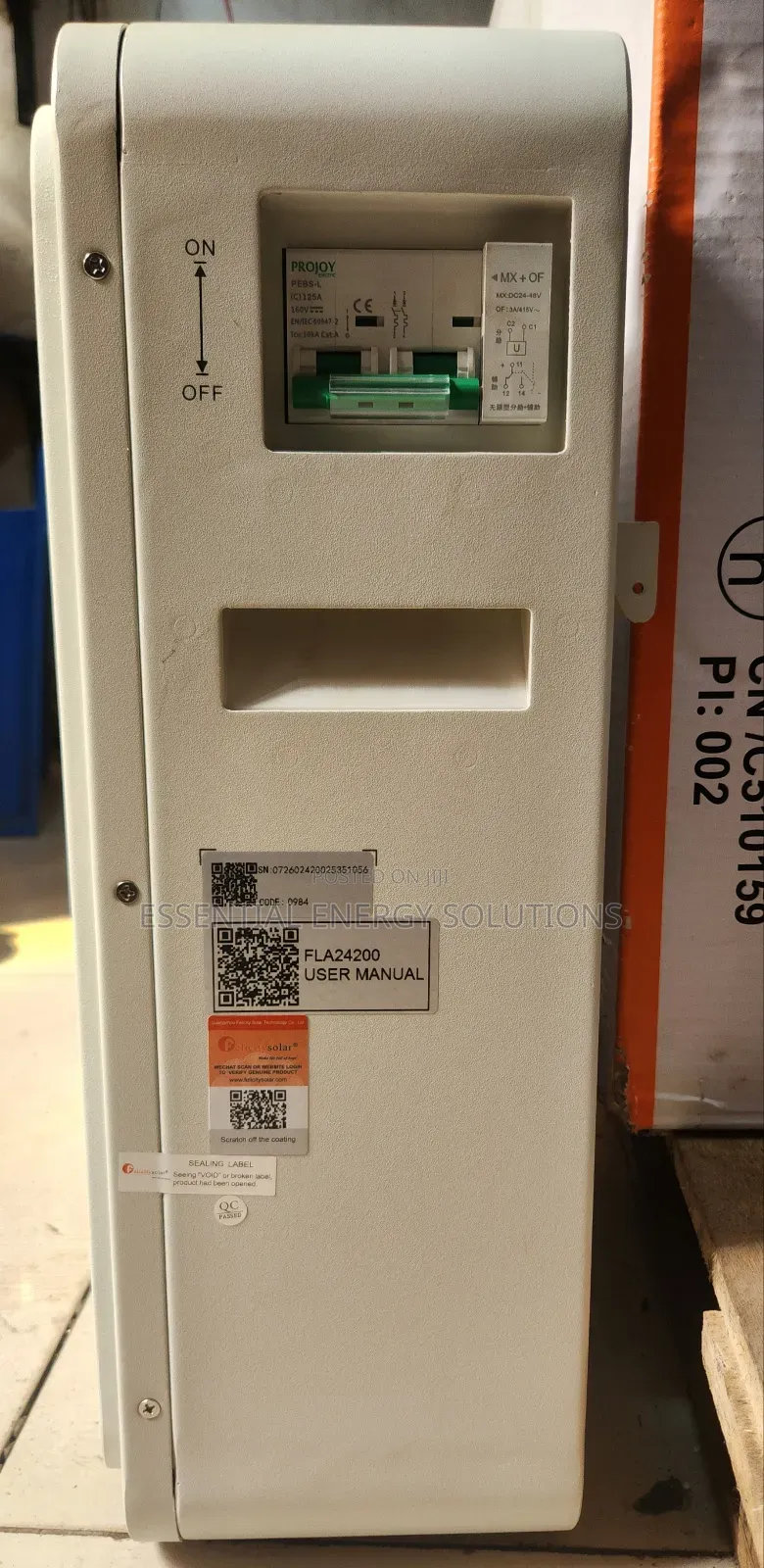 5kwh 24v Felicity Lithium Phosphate Battery