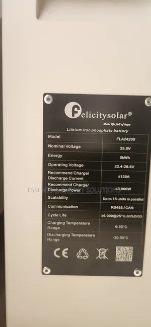 5kwh 24v Felicity Lithium Phosphate Battery