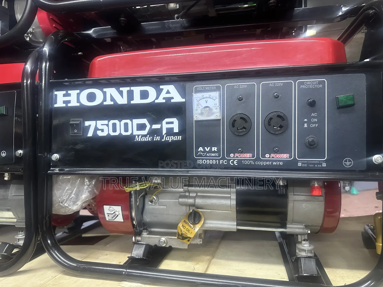 Generator 4 Kva Honda 100% Copper