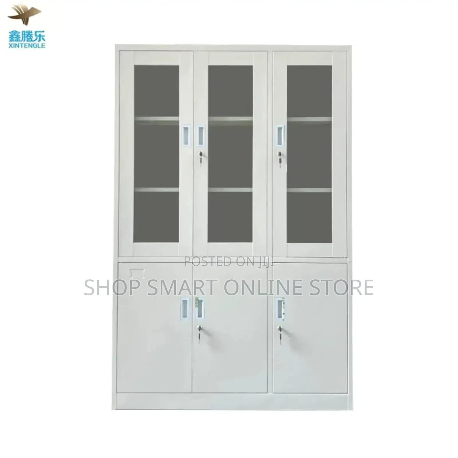 Metallic Office Cabinet 3_doors Metallic Office Cabinets 3-Doors