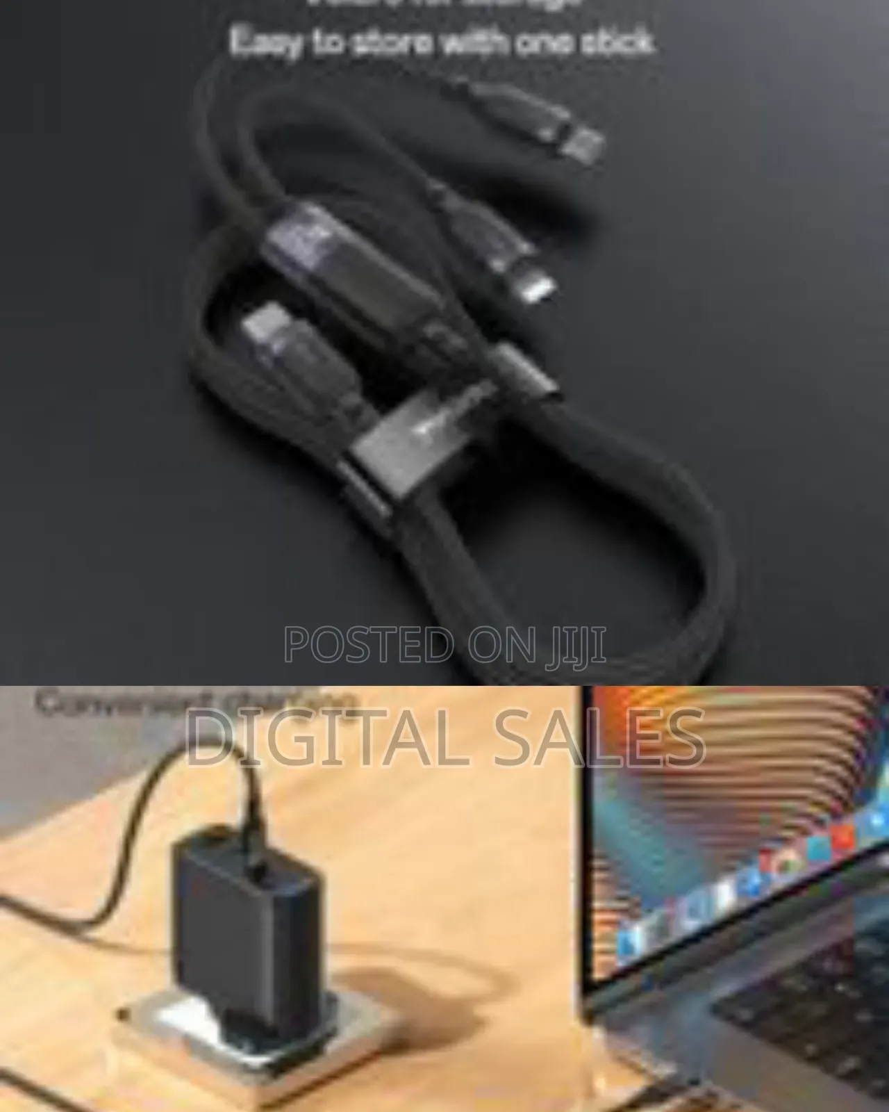 Yesido 2 in 1 Cable 100w Ca90