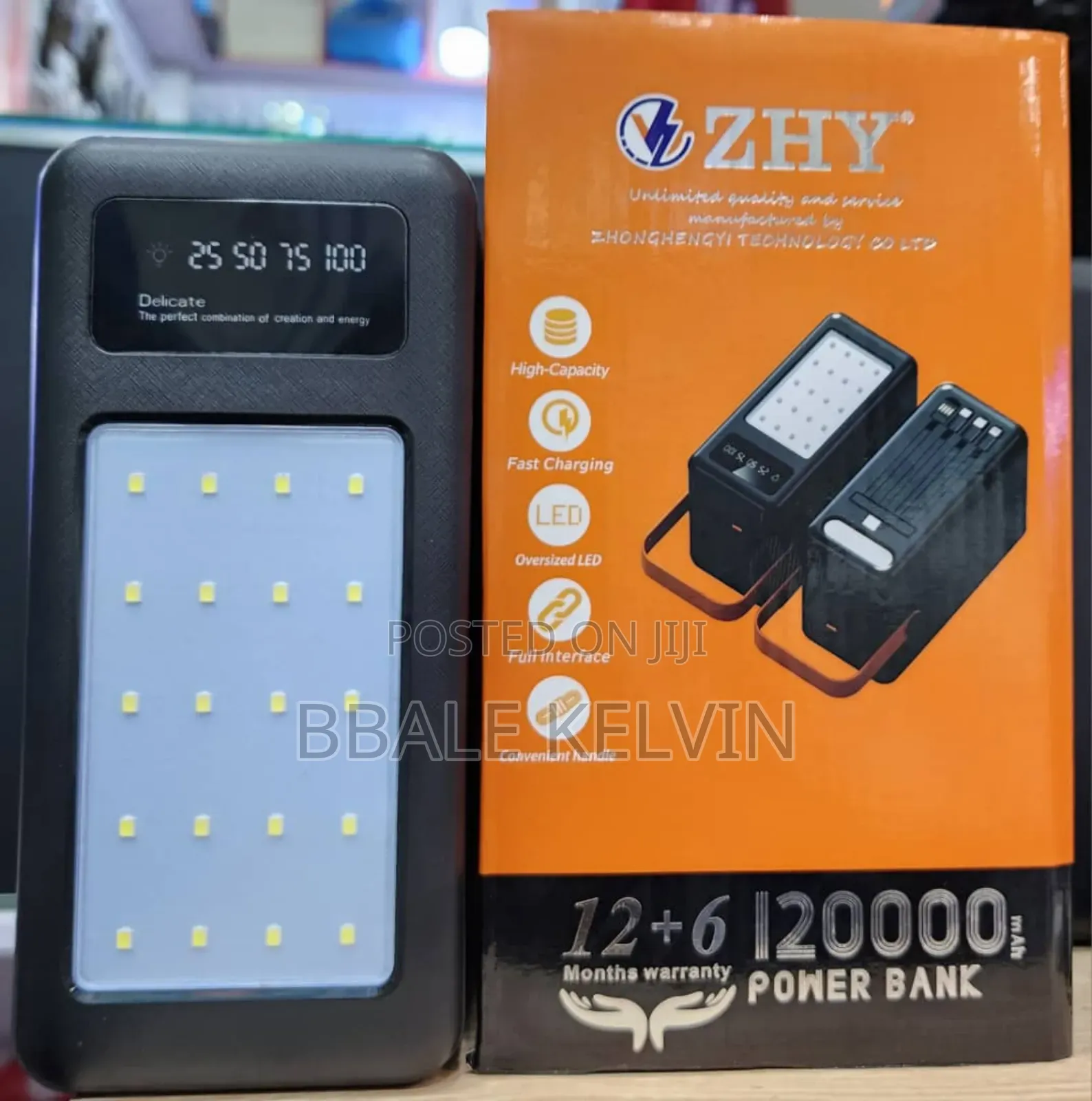 Zhy Solar Power Bank 120000 Mah