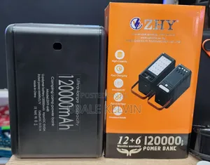 Zhy Solar Power Bank 120000 Mah