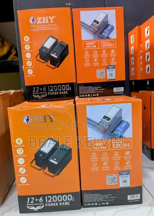 Zhy Solar Power Bank 120000 Mah
