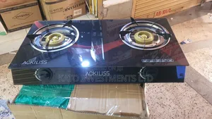 Ackiliss Home Cooking Gas Stove Double Glass