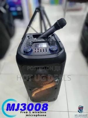 Portable, Rechargeable Bluetooth Party Speaker, Model Mj3008