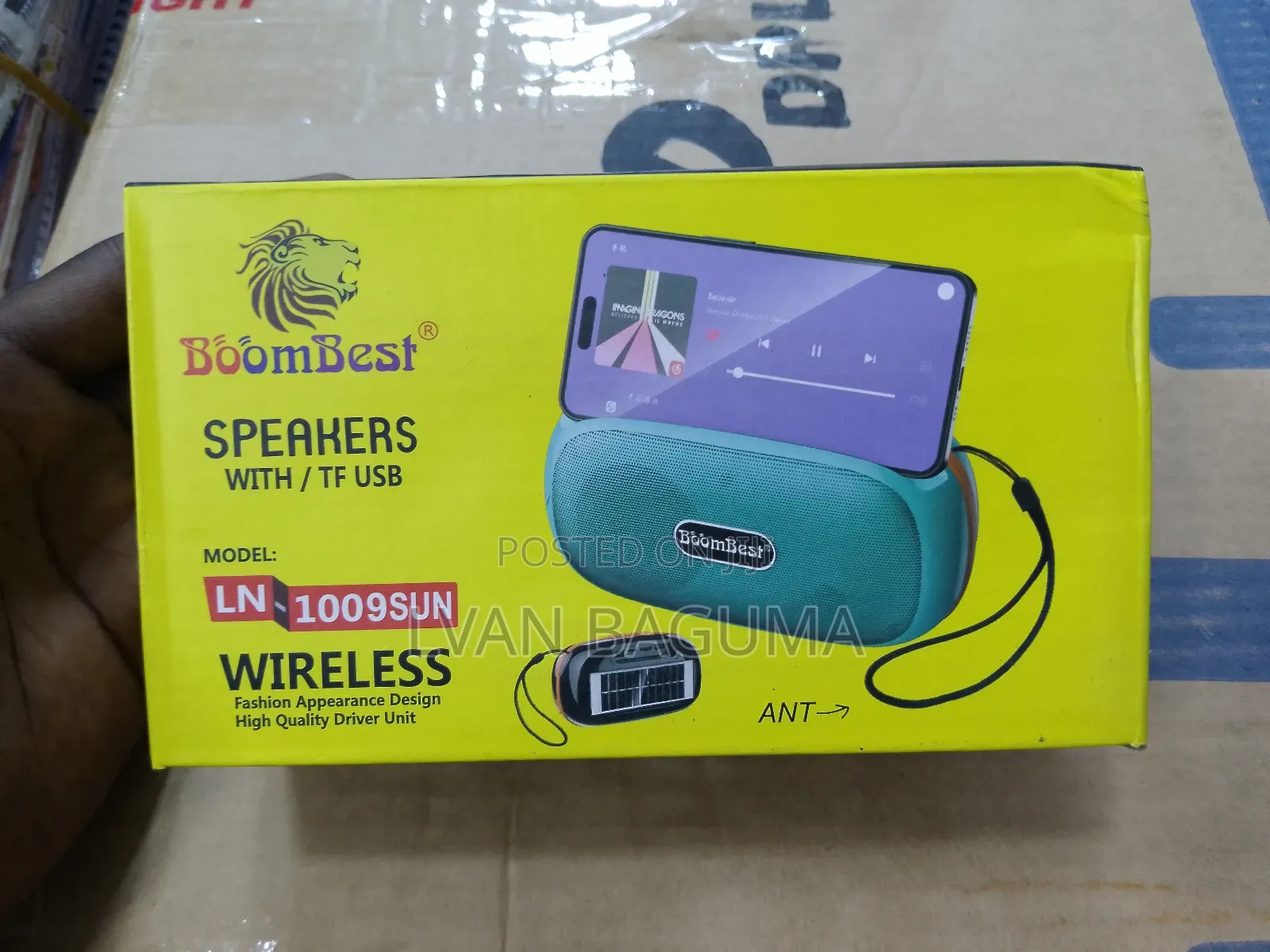 Boom Best Wireless Portable Bluetooth Speaker - Ln 1009sun