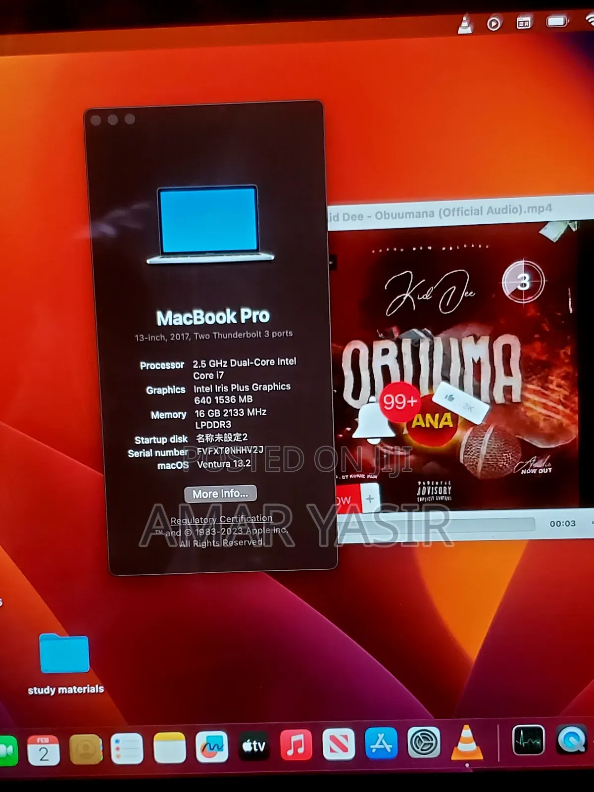 Laptop Apple MacBook Pro 2017 16GB Intel Core i7 SSD 1T