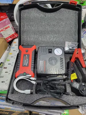 Portable Car Jump Starter Power Bank With Air Compressor-Emergency Kit