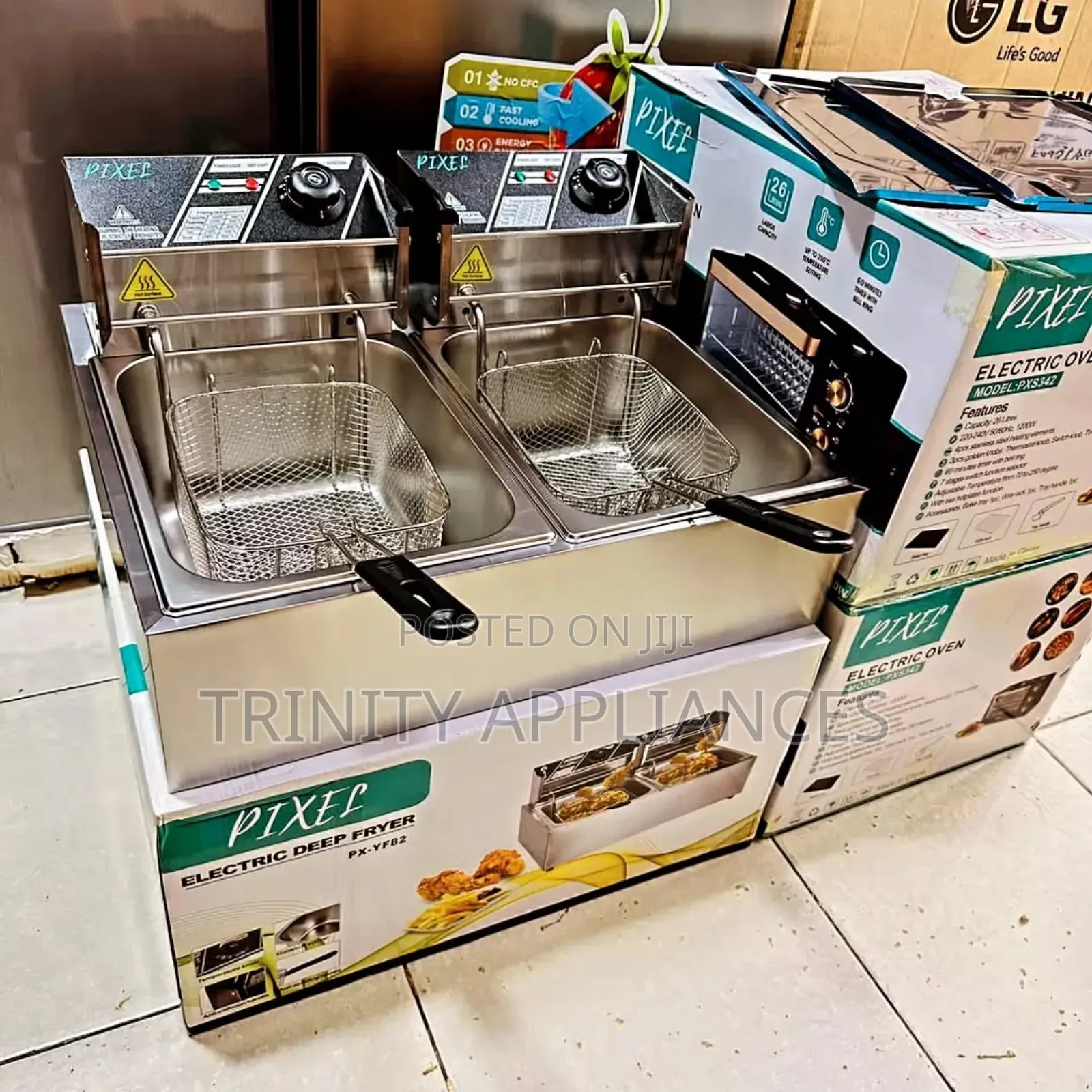 Pixel 12 Litre Dual Commercial Deep Fryer