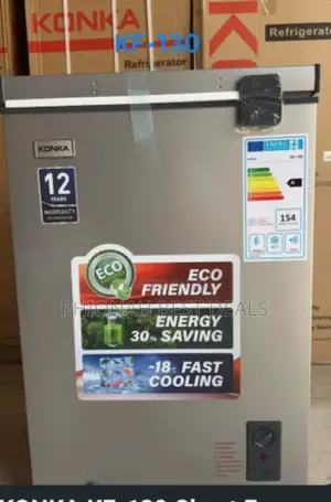 Grey Color Konka Chest Freezer 130ltrs