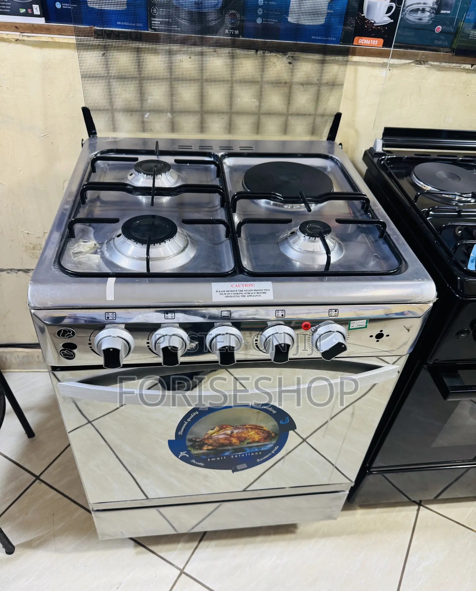 Cooker 3gas 1electric (60*60)Cm