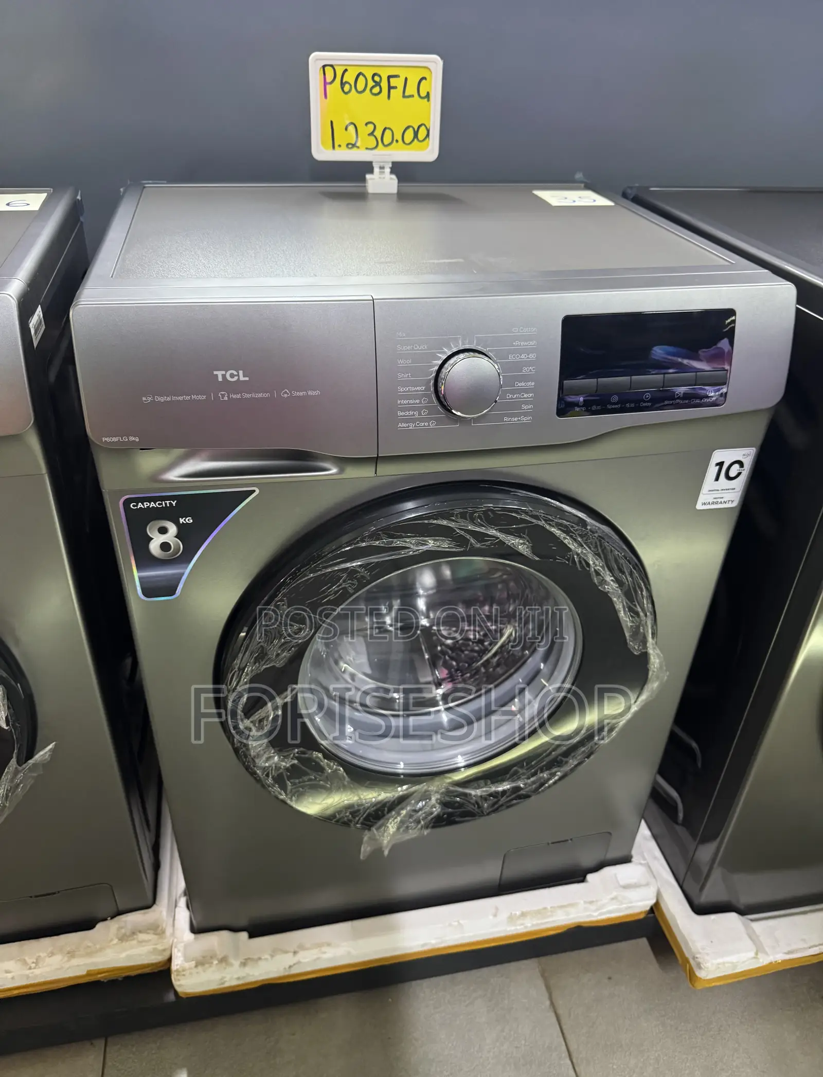 Tcl 8kgs Automatic Washing Machine 20yr Warranty