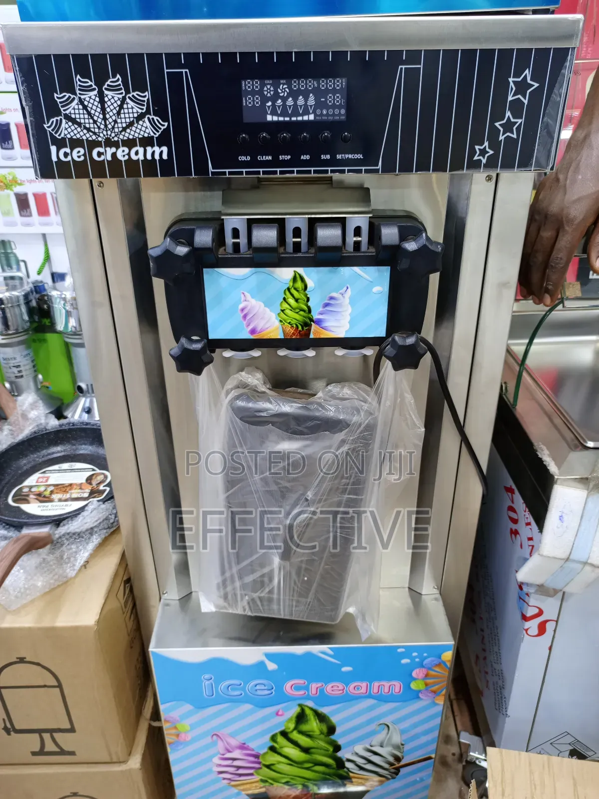 Soft Serve Ice Cream Machine.