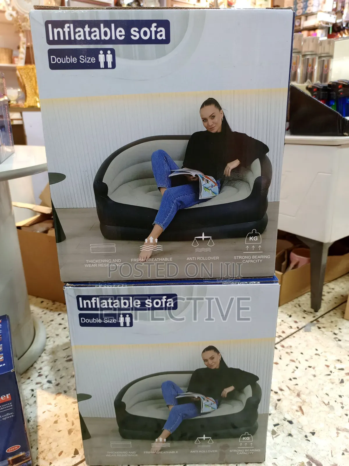 Double-size Inflatable Sofa.
